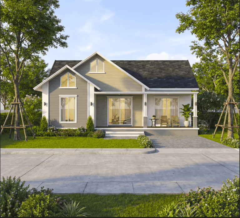 ตัวอย่างงานเรนเดอร์จาก สเก็ตอัพ 3d สำหรับมือใหม่